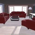 Modern Living Room Scene