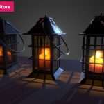 Store Item: Medieval Lantern 5$