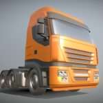 Truck 3-AXIS 6×4 (High-Poly Version)