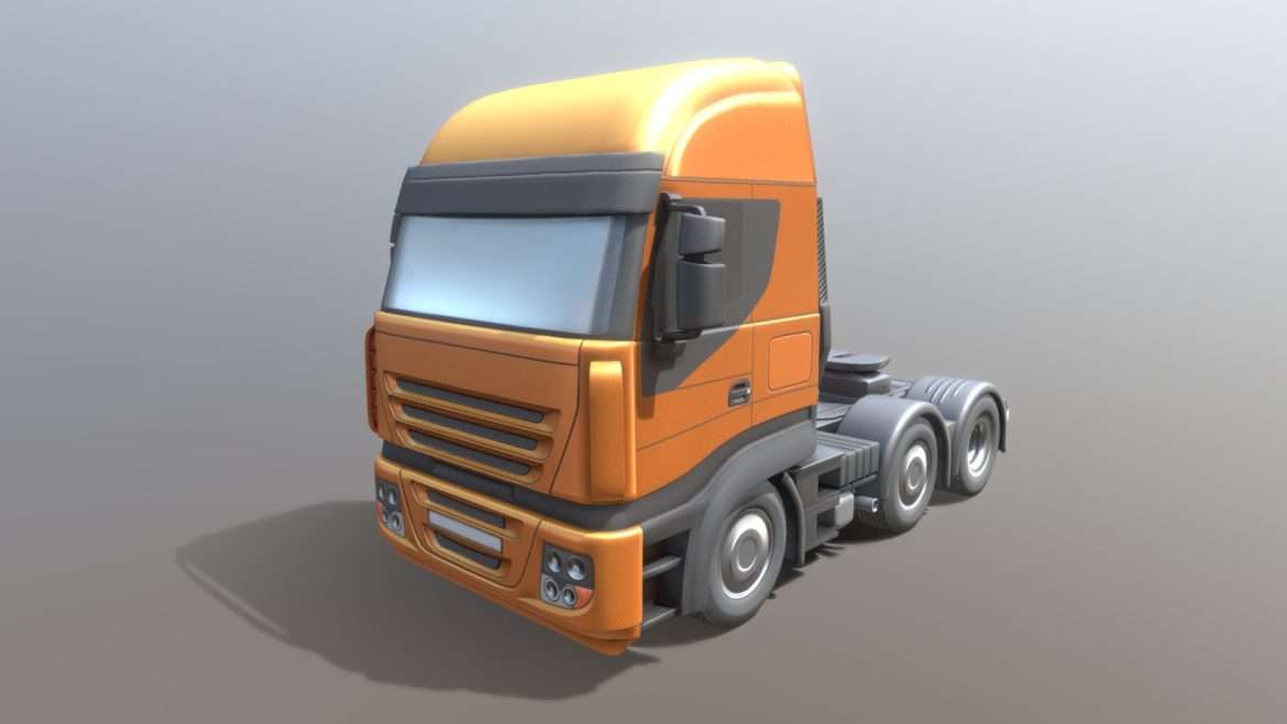truck 3 axis 6x4 low poly version.thumb