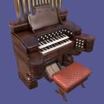 Vintage Old Pump Pipe Organ