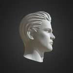 3D Print Ready Male Head