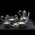A Victorian Silver Four-Piece Tea Set