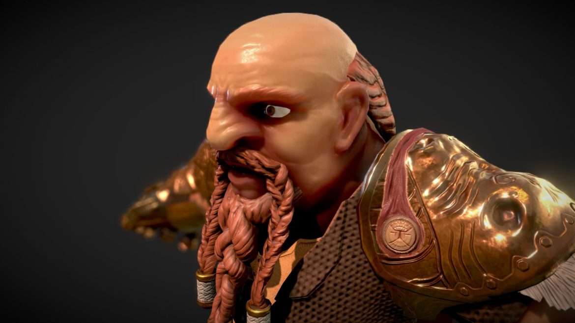 armored dwarf bust.thumb 1