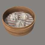 Asia food_steamed port dumplings