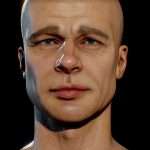 Brad Pitt 3D Model