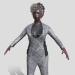 Businesswoman 3d game model