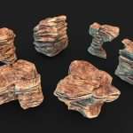 Canyon Cliff Rocks 03