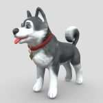 Cartoony Dog Standing