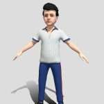 Coach Man 3d game cartoon character