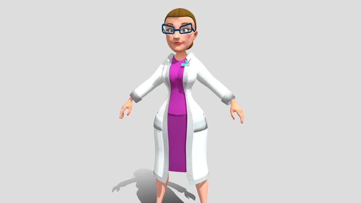 doctor scientist 3d game cartoon character.thumb