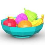 Fruit Bowl Foldables – Papercraft Pattern