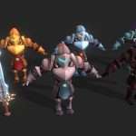 Handpainted fantasy knight