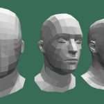 Low Poly Male Head