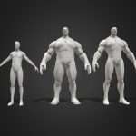 Male-Game Character Basemeshes Starter Kit