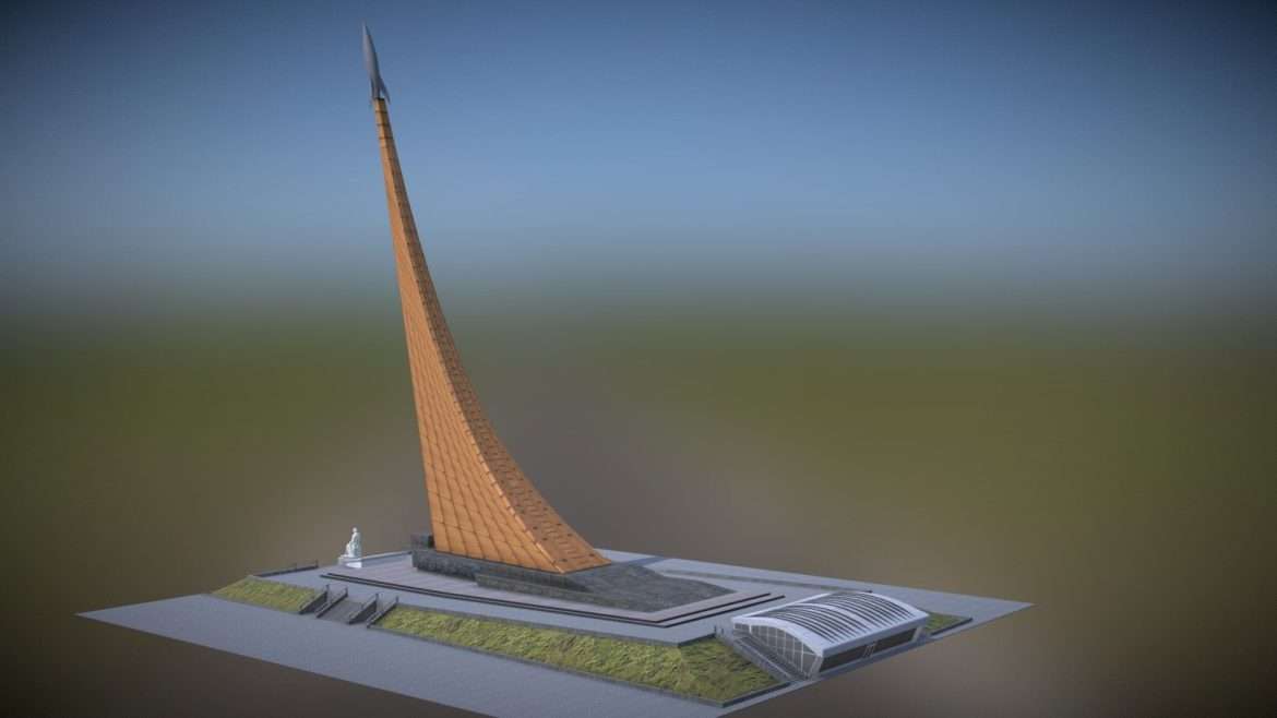 monument to the conquerors of the space moscow.thumb 1