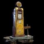 Retro Gas Pump