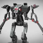 Robot Metallic 3d game model