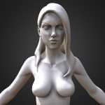 Stylized Female Heroic Highpoly Version