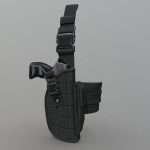 Tactical Thigh Holster with Gun