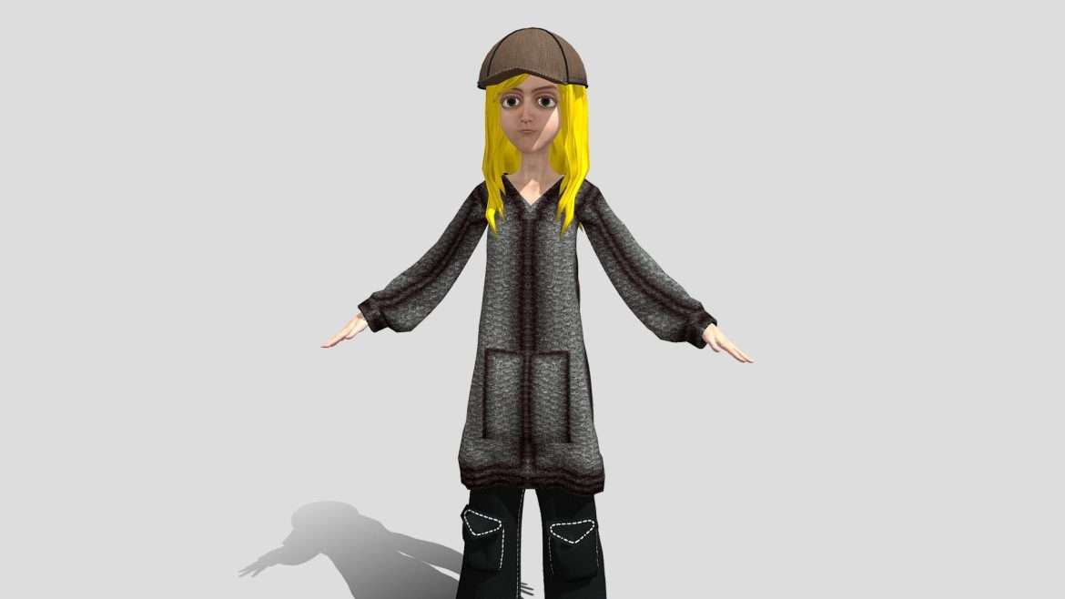 teenager girl 3d game cartoon character.thumb