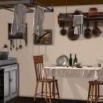 Victorian kitchen set