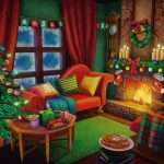 Christmas living room