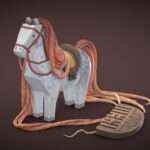 A Coloured Horsey – 3D