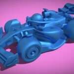 Alpine F1-A522 Choro-Q/toy style (3dprint)