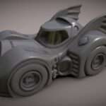 Batmobile 1989 toy_style (3dprint)