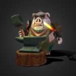 blacksmith pig
