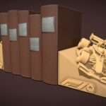 bookends_F1_Choro-Q (3dprint)