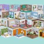 Cozy Cartoon Rooms Interior