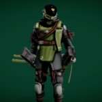 Cyberpunk Rezin Robot