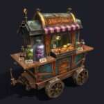 Food Cart – Handpaint Course Model