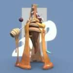 Honey Berry Princess – Stylized Character