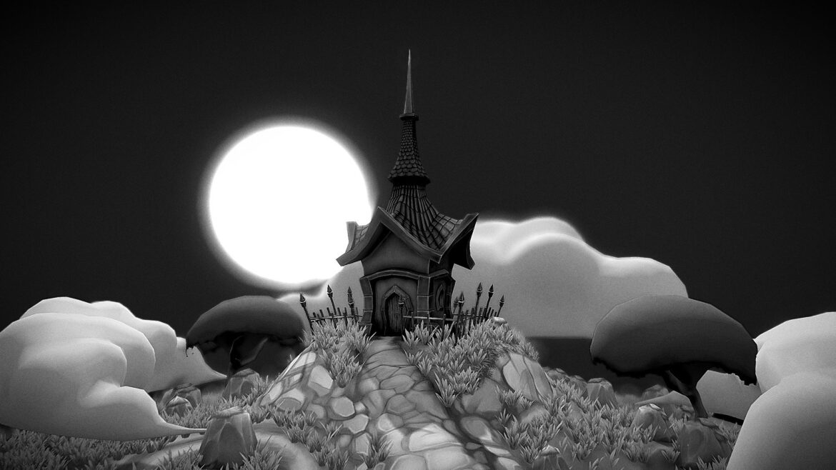 lonely crypt stylized diorama.thumb