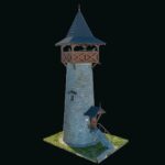 Lookout tower on Hrebeni