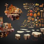 Martian Junkyard – environment pack