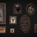 Paintings Wall Decorations – low poly pack