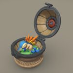 STL Resin printer ready – Ancient Pokeball