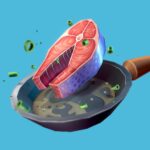 Stylish Salmon Steak