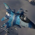 F16 “aggressor” blue toy style