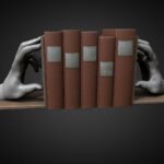 Hands_02 bookends (3dprint)