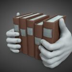 Hands bookends (3dprint)