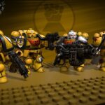Lego Imperial First spacemarines W04k in action