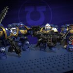 Lego Ultramarines spacemarines W04k in action