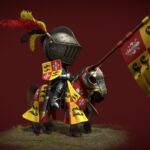 medieval knight of Lily castata (toy/style)