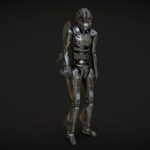 rider bike S-JET-F8 standing