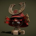 Sengoku samurai toy war helmet
